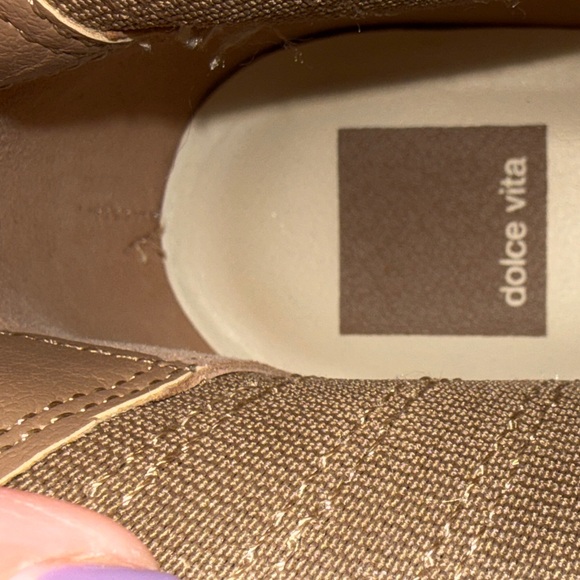 Dolce Vita Taupe Heeled Boots - Picture 4 of 5